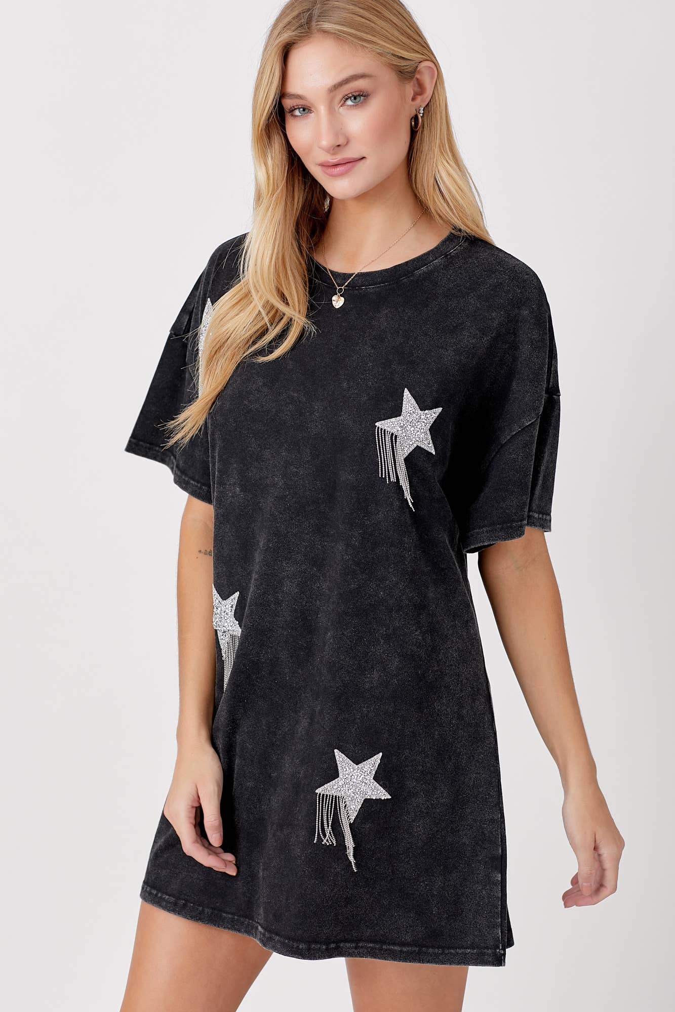 Starry Night T-shirt Dress