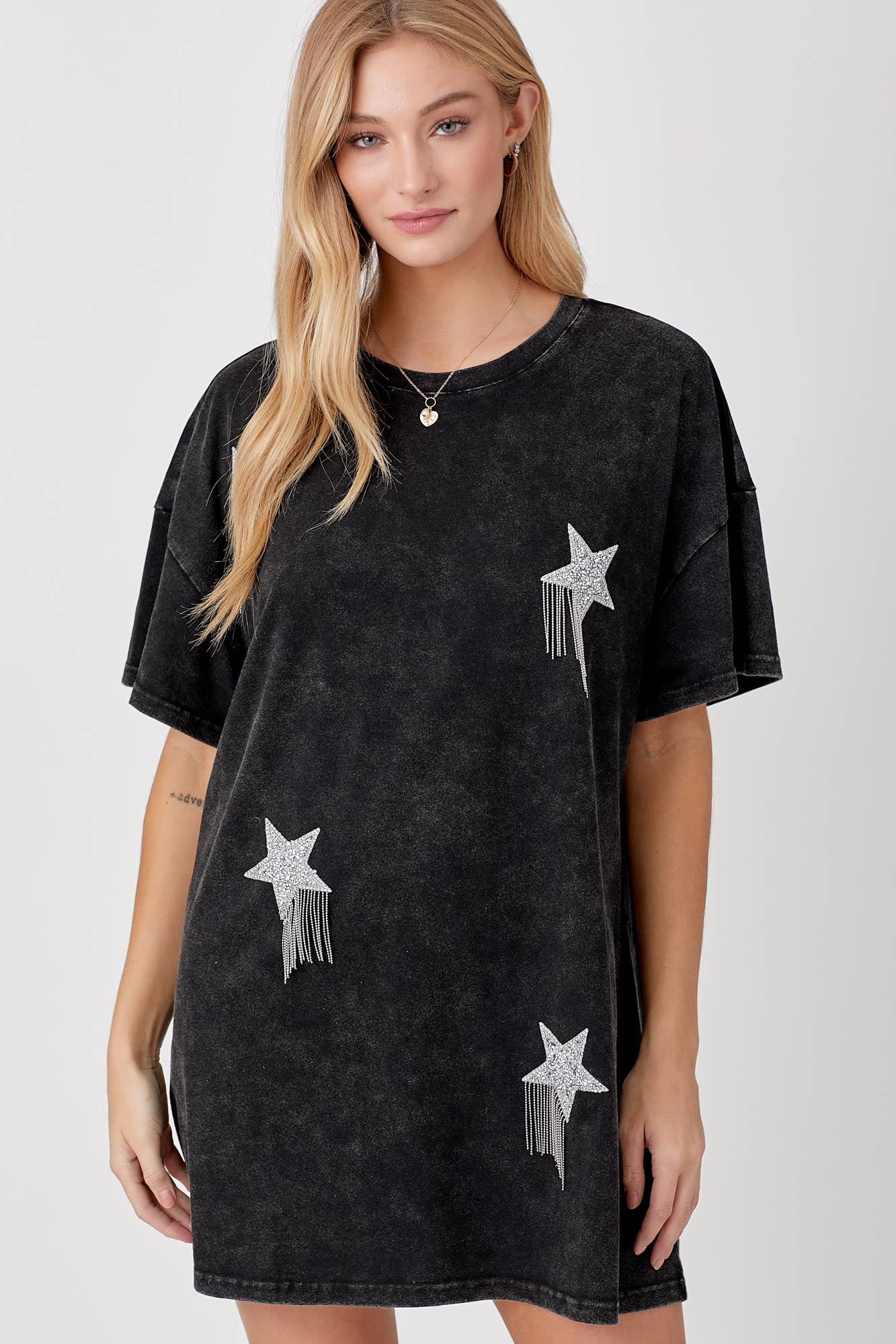 Starry Night T-shirt Dress