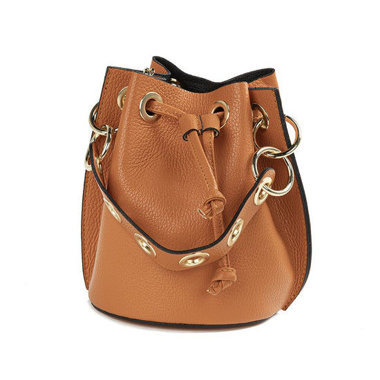 Luxury Camel Bucket Bag